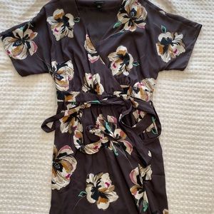 Ann Taylor Floral Wrap Dress